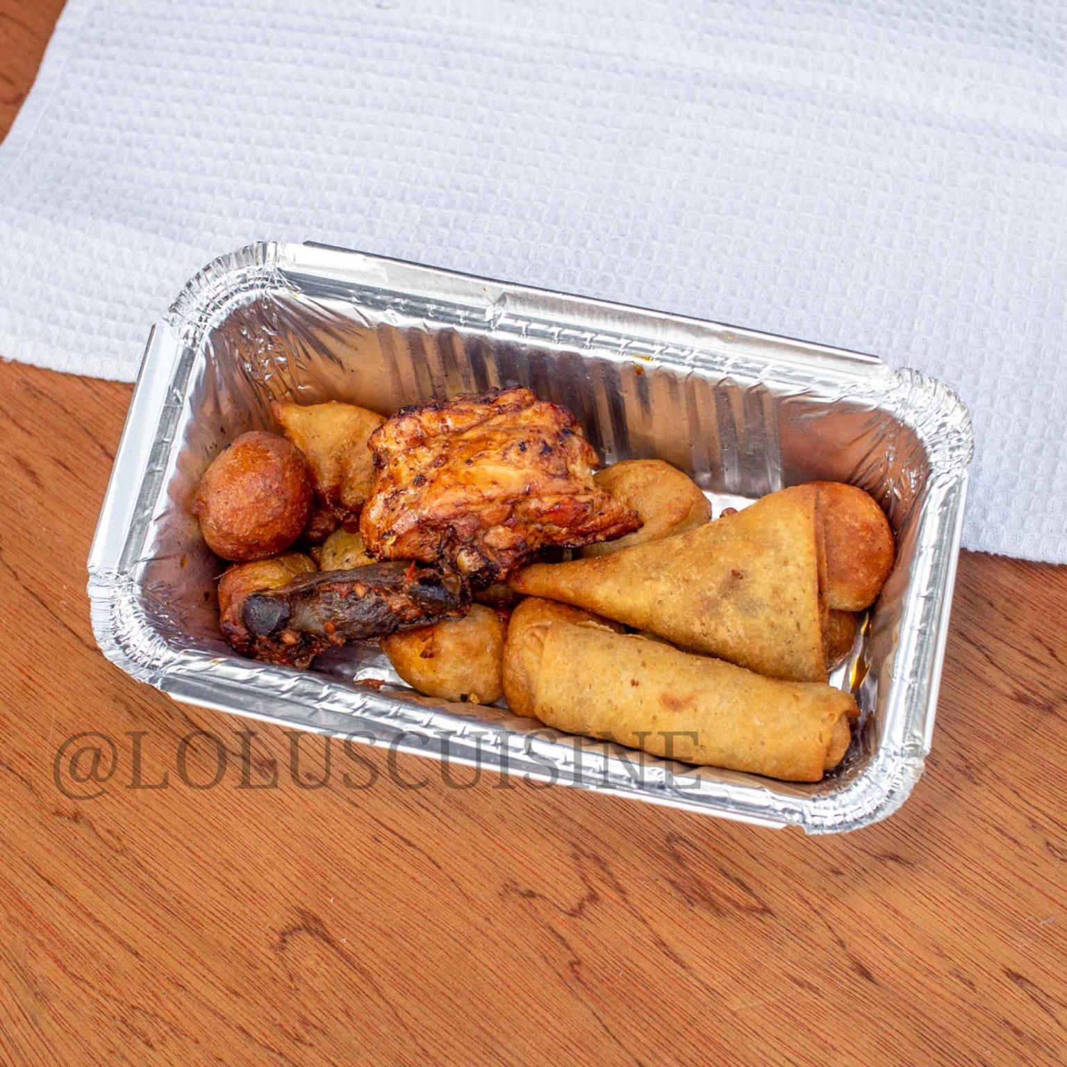 Standard Lite Small Chops Lolu's Cuisine Food delivery and event