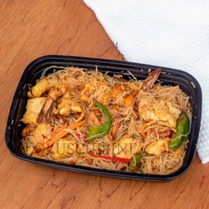 Chicken and sausage vermicelli noodles