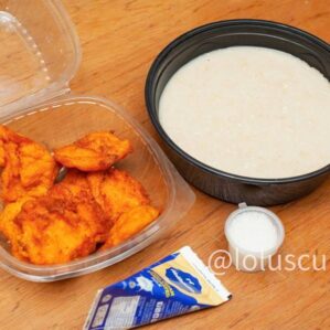 Oats or Pap and Akara