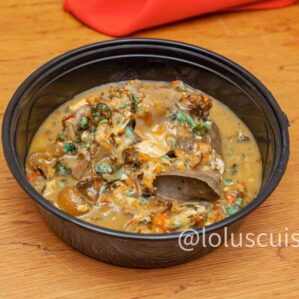 Swallows & Ofe Nsala with Assorted Meat