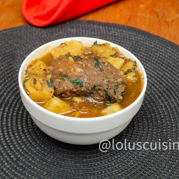 Cow leg peppersoup Cow leg peppersoup