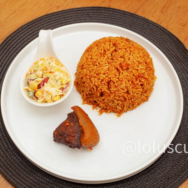Jollof Rice & Beef Jollof Rice & Beef
