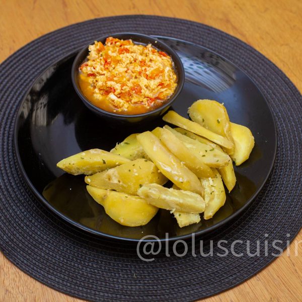 SWEET POTATO AND TOMATO EGG SAUCE